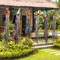 8 Pcs Tropical Birds Party Decoration Hawaiian Luau Tiki Jungle Theme Hanging Outdoor Decor with Tassels for Birthday Party Supplies 3.3 ft Summer Bird Toucan Leaf Garland Door Banner Sign